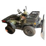 Polaris Sportsman 400 ATV with Cycle Country Plow Polaris Sportsman 400 ATV with Cycle Country Plow