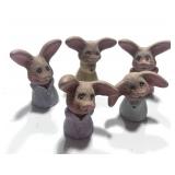 Set of 5 Homco 1980