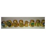 8 Souvenir and Anniversary Thimbles