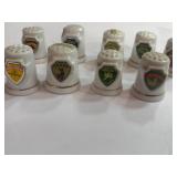10 Souvenir State Thimbles
