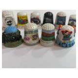 10 Souvenir State Thimbles