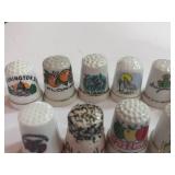 10 Souvenir State Thimbles