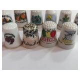 10 Souvenir State Thimbles