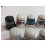 10 Souvenir State Thimbles