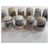 10 Souvenir State Thimbles