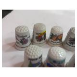 10 Souvenir State Thimbles