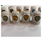 10 Souvenir State Thimbles