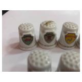 10 Souvenir State Thimbles