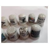 10 Souvenir State Thimbles