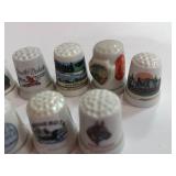 10 Souvenir State Thimbles
