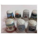10 Souvenir State Thimbles