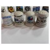 10 Souvenir State Thimbles