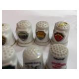 10 Souvenir State Thimbles