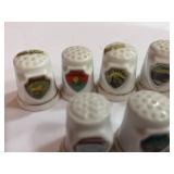 10 Souvenir State Thimbles