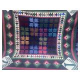 Amazing Mix of Styles Quilt Handstitched Queen 84" X 100"