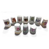 10 Misc. Flower Thimbles