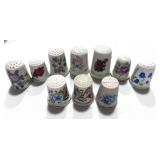 10 Misc. Flower Thimbles