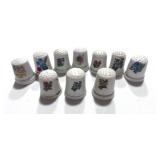 10 Misc. Flower Thimbles