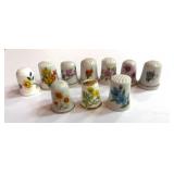 10 Misc. Flower Thimbles