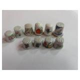 10 Misc. Flower Thimbles