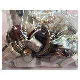 Large Bag of Broken or Repaired Thimbles Arts and Crafts