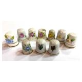 10 Misc. Flower Thimbles