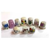 10 Misc. Flower Thimbles