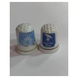 Morton Salt and Ivory Soap Advertising Thimbles