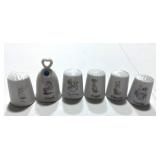 6 Precious Moments Month Thimbles