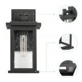 5X - Flynama Outdoor Wall Lights 1 -Light 12-in H Black Hardwired Outdoor Wall Light 5X - Flynama Outdoor Wall Lights 1 -Light 12-in H Black Hardwired Outdoor Wall Light