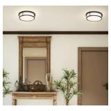 2X - Maxim Rogue 3 Light 17" Wide Flush Mount Drum Ceiling Fixture 2X - Maxim Rogue 3 Light 17" Wide Flush Mount Drum Ceiling Fixture