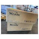 2X - Maxim Rogue 3 Light 17" Wide Flush Mount Drum Ceiling Fixture 2X - Maxim Rogue 3 Light 17" Wide Flush Mount Drum Ceiling Fixture