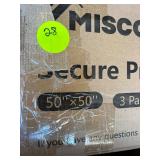 Miscoos Air Conditioner Fence-50 Wx 50" H Trash Can Enclosure Fence with Extended 27.5" Ground Stake Miscoos Air Conditioner Fence-50 Wx 50" H Trash Can Enclosure Fence with Extended 27.5" Ground Stake