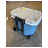 Coleman 316 Series 60QT Ice Chest Rolling Cooler with Wheels, Lakeside Blue Coleman 316 Series 60QT Ice Chest Rolling Cooler with Wheels, Lakeside Blue
