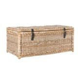 Happimess Caden 46" Wide Wicker Collapsible Storage Trunk Happimess Caden 46" Wide Wicker Collapsible Storage Trunk