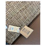 Happimess Caden 46" Wide Wicker Collapsible Storage Trunk Happimess Caden 46" Wide Wicker Collapsible Storage Trunk
