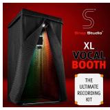 Snap Studio XL Ultimate Portable Vocal Booth Sound Recording Isolation Shield Snap Studio XL Ultimate Portable Vocal Booth Sound Recording Isolation Shield