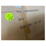 48” Round Wall mounted Mirrer - Black Frame 48” Round Wall mounted Mirrer - Black Frame
