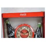 Coca-Cola Molded Wall Clock in Original Box Coca-Cola Molded Wall Clock in Original Box