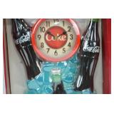 Coca-Cola Molded Wall Clock in Original Box Coca-Cola Molded Wall Clock in Original Box