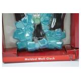 Coca-Cola Molded Wall Clock in Original Box Coca-Cola Molded Wall Clock in Original Box
