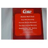 Coca-Cola Molded Wall Clock in Original Box Coca-Cola Molded Wall Clock in Original Box