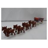 Antique Cast Iron Horse-Drawn Wagon Toy Antique Cast Iron Horse-Drawn Wagon Toy