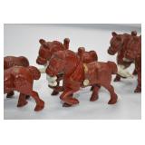 Antique Cast Iron Horse-Drawn Wagon Toy Antique Cast Iron Horse-Drawn Wagon Toy
