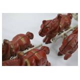 Antique Cast Iron Horse-Drawn Wagon Toy Antique Cast Iron Horse-Drawn Wagon Toy
