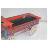 Antique Cast Iron Horse-Drawn Wagon Toy Antique Cast Iron Horse-Drawn Wagon Toy