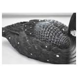 Black and White Loon Decor Figurine, 12 Inches Black and White Loon Decor Figurine, 12 Inches