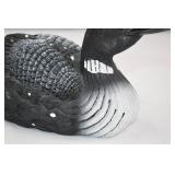 Black and White Loon Decor Figurine, 12 Inches Black and White Loon Decor Figurine, 12 Inches