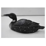 Black and White Loon Decor Figurine, 12 Inches Black and White Loon Decor Figurine, 12 Inches
