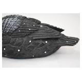 Black and White Loon Decor Figurine, 12 Inches Black and White Loon Decor Figurine, 12 Inches